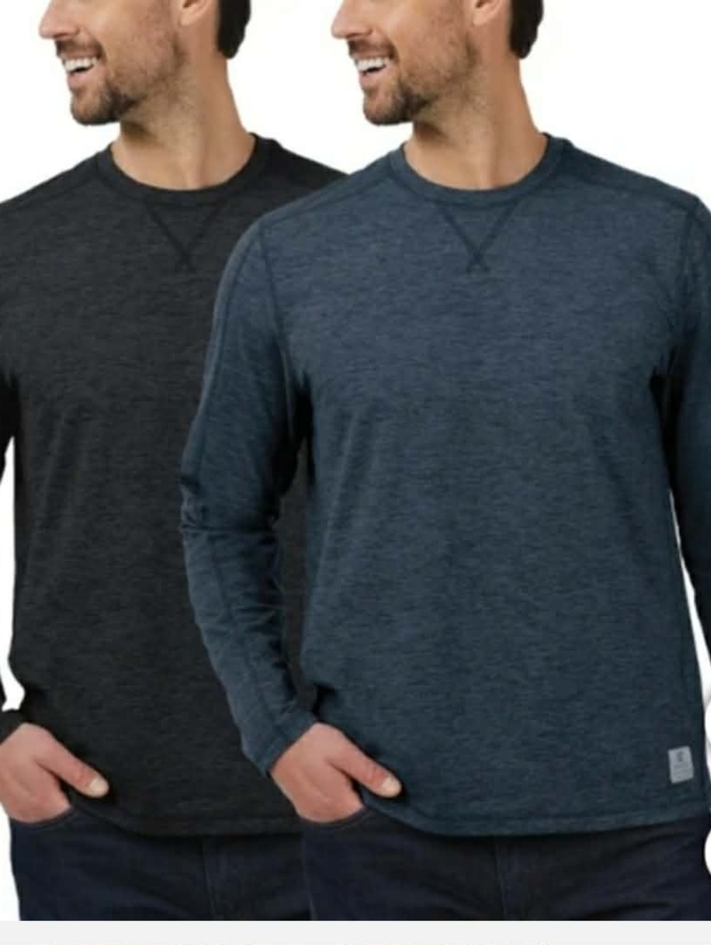 *Rugged element men's long sleeve crew tee 2pack